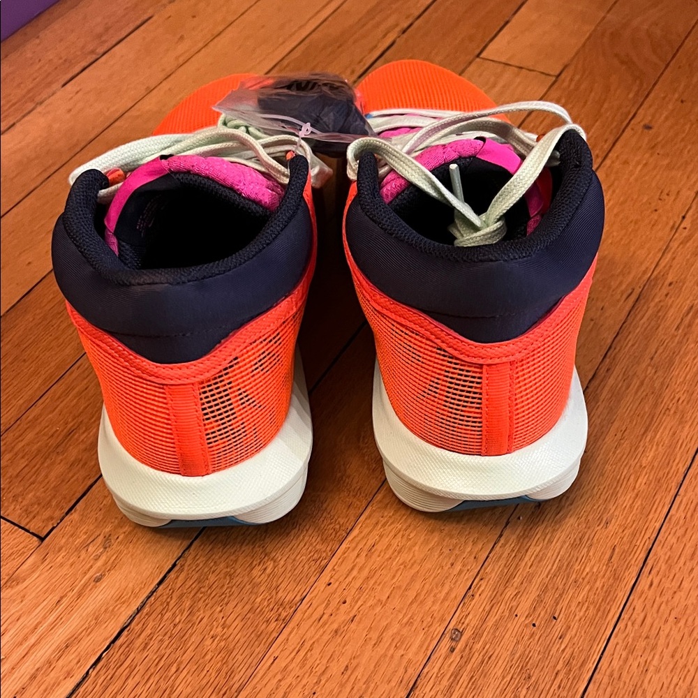 Nike' Orange and Pink Sneakers - Picture 6 of 14